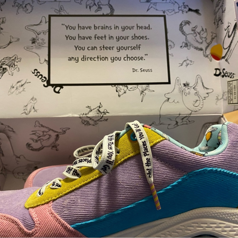 These are very special shoes with a very special message